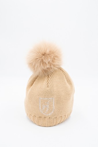 TONI SAILER BEANIE FUR HAT...