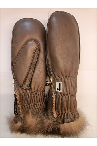 RESTELLI MITTEN SKI TASSEL...