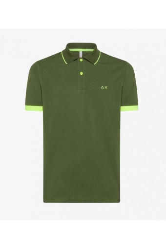SUN 68 POLO SMALL STRIPE...
