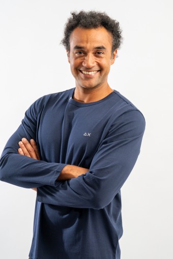 SUN 68 T SHIRT BASIC LS T44104