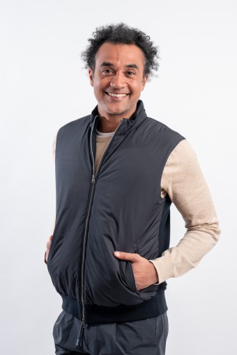 HERNO UPHOLSTERED VEST...