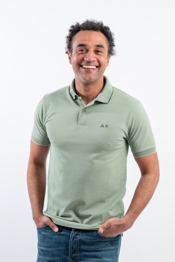 SUN 68 SMALL STRIPES POLO...