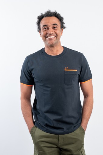 SUN 68 T SHIRT PIQUET SMALL...