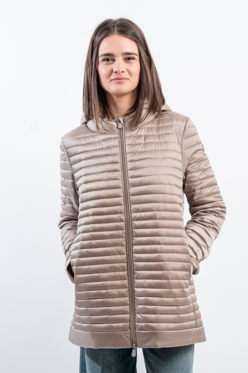 Coat save the duck alima hood coat D41059W IRIS20 Size 4 Coat save the duck alima hood coat D41059W IRIS20 Size 4