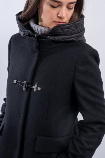 FAY TOGGLE COAT DB FRONT...