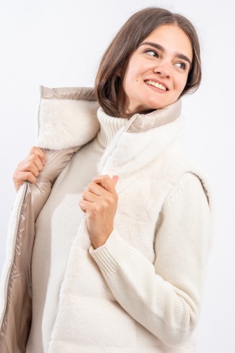 HERNO PIUMINO GILET FAUX...