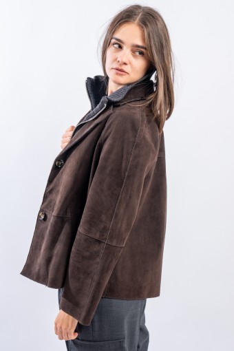 THE JACKIE SOLE GOAT SUEDE...