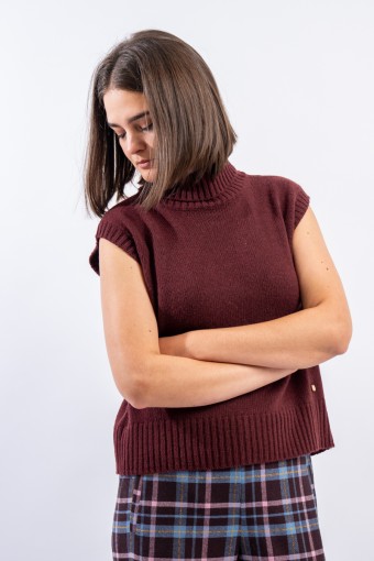 NIU VEST HIGH COLLAR...