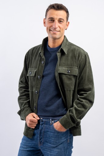SUN 68 CORDUROY OVERSHIRT...