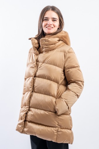 HERNO A SHAPE SATIN...