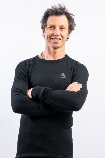 ODLO BL TOP CREW NECK LS...